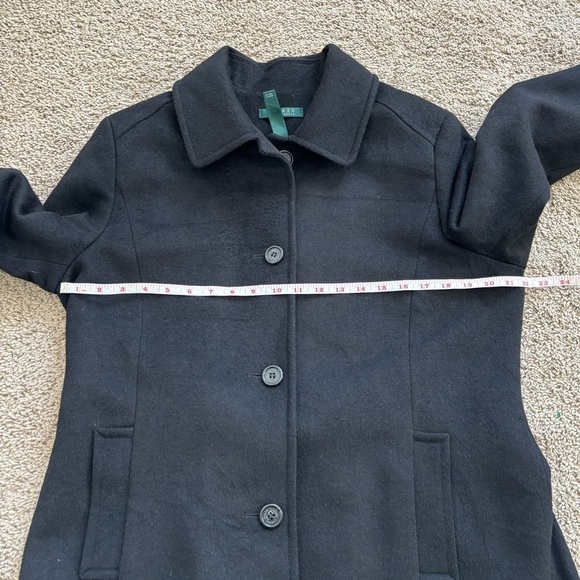 Lauren Ralph Lauren Wool Boxy Button Coat - Picture 9 of 12